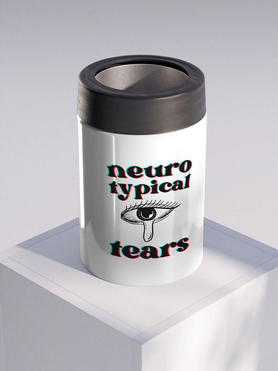 NEUROTYPICAL TEARS stainless steel koozie product image (3)