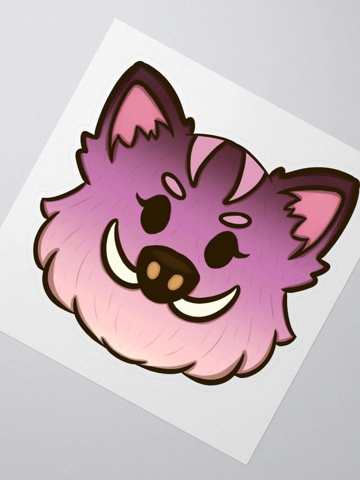 3-Month Boar Badge Sticker product image (2)