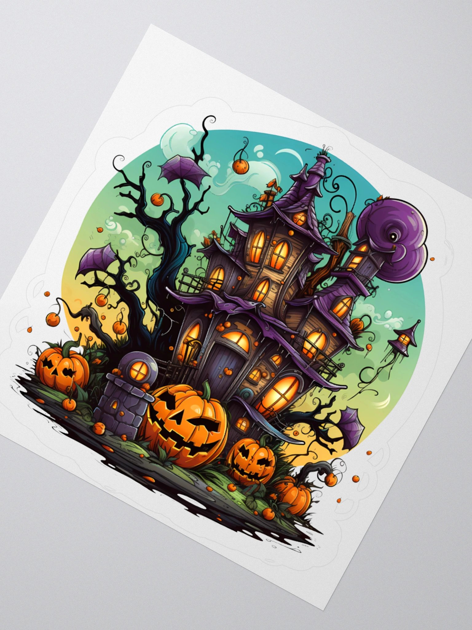 Halloween Haunted House Sticker product image (6)