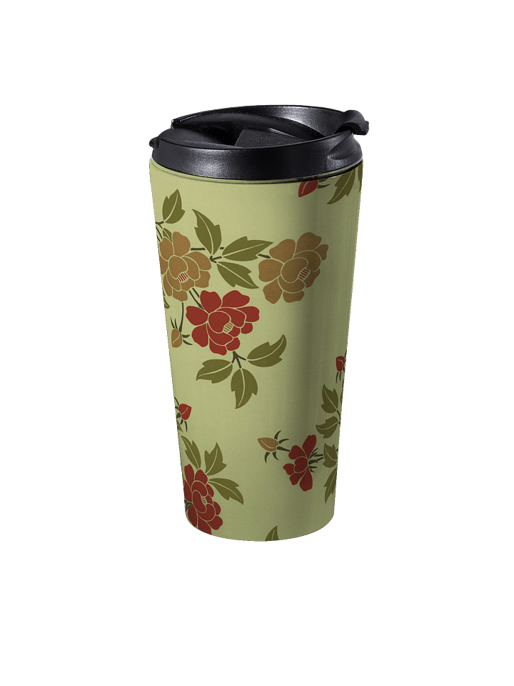 Japanese Floral. 15oz. Stainless Steel Mug product image (2)