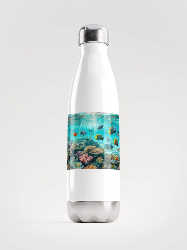 Coral Reef Adventure Stainless Steel Water Bottle | Ai Design product image (1)