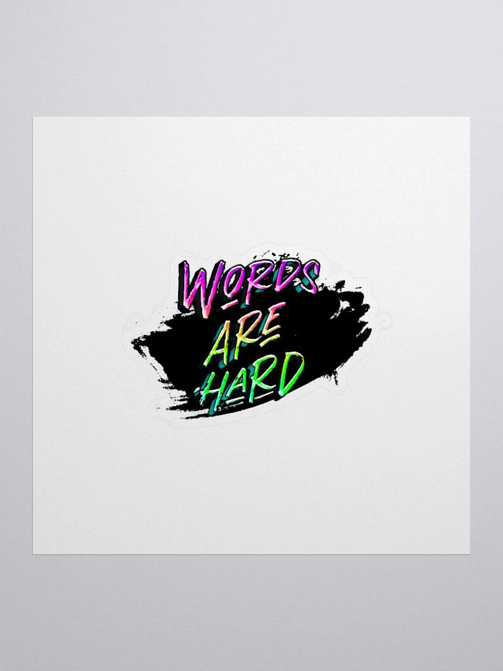 Synisisms Collection - Words Are Hard Stickers product image (3)
