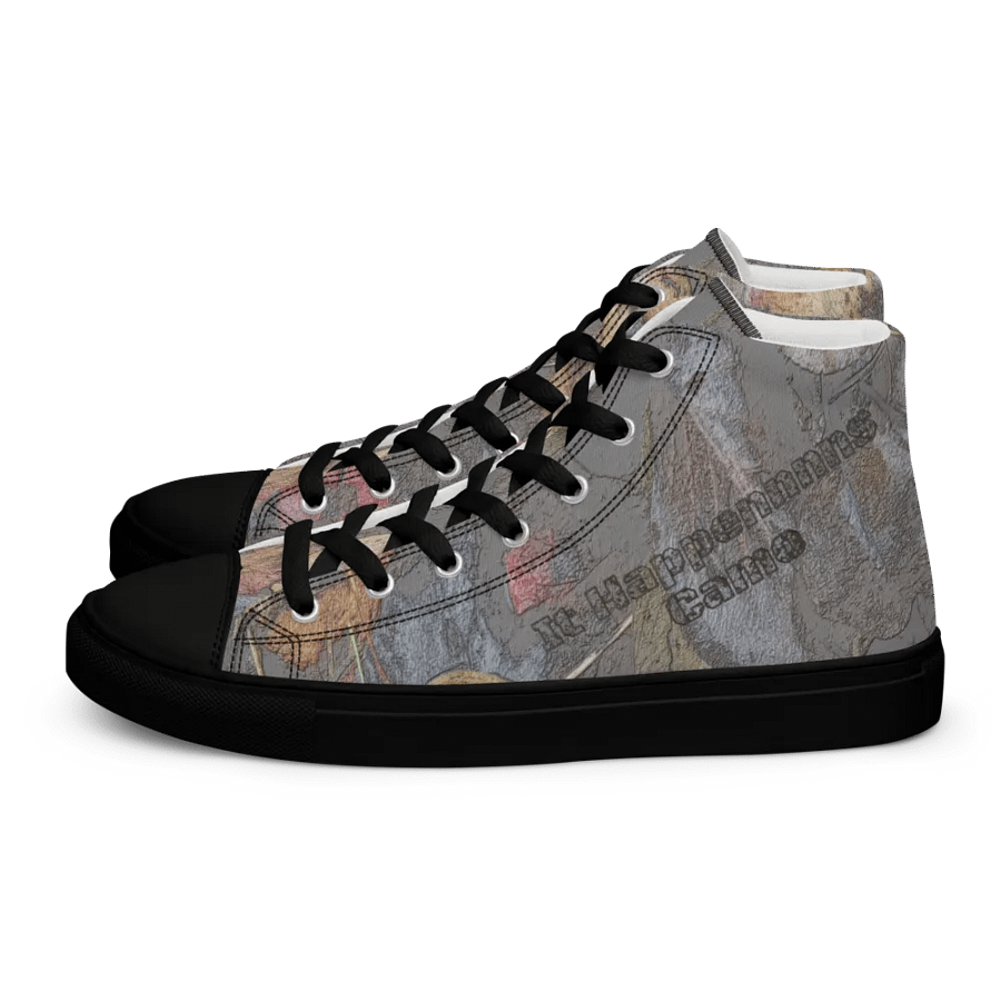 Women's High Top Canvas Shoes - MossyOak - It Happennnns Camo product image (1)