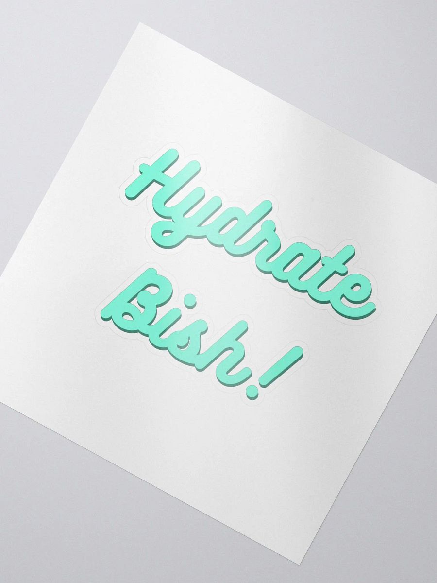 Hydrate Bish! Sticker product image (2)