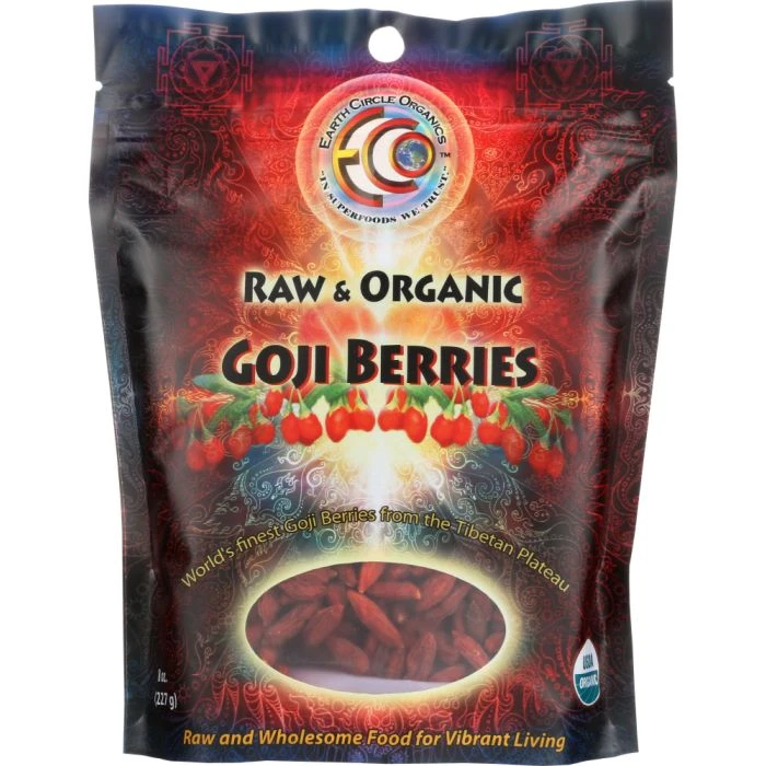 EARTH CIRCLE ORGANICS: Goji Berries Tibetan Plateau Raw, 8 oz product image (1)