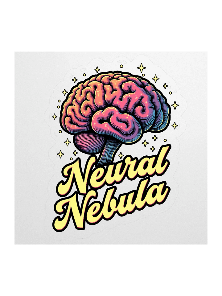 Neural Nebula Sticker product image (1)