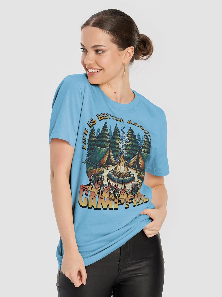 Life Is Better Around The Campfire Vibes Unisex T-Shirt product image (41)