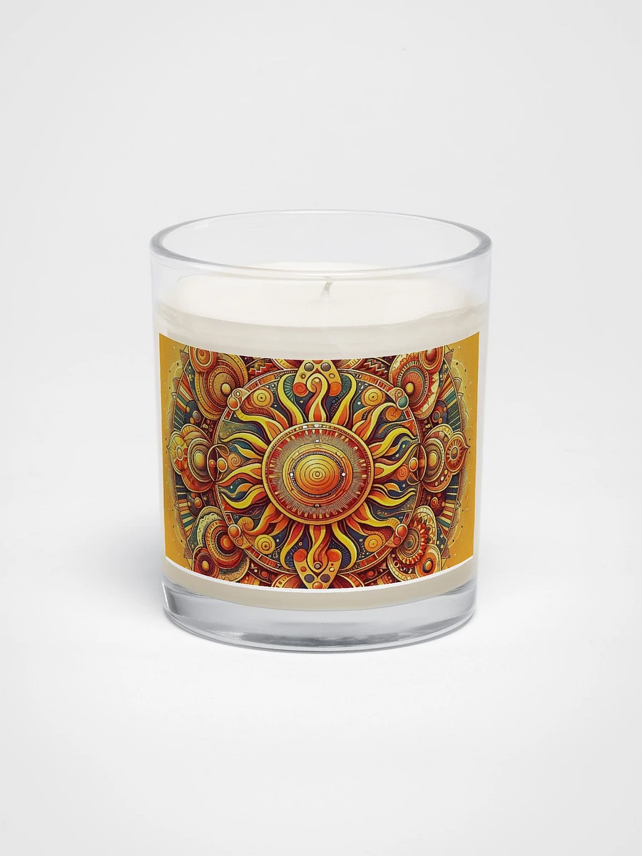 Soy Wax Candle In A Clear Glass Jar product image (1)