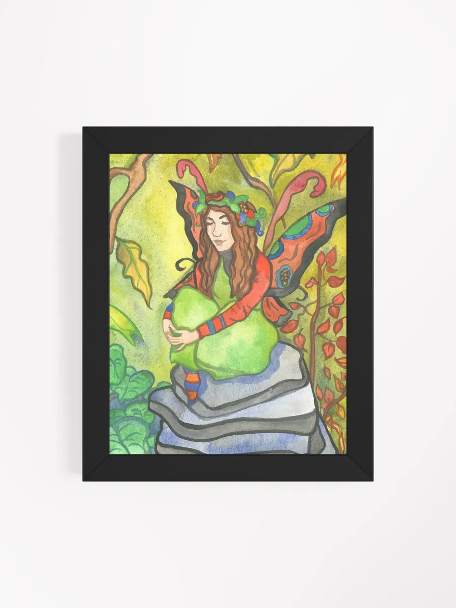 Golden Leaves Framed Print product image (22)