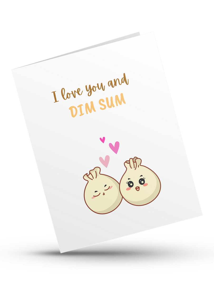 I love you and DIM SUM- Digital Instant Download product image (1)