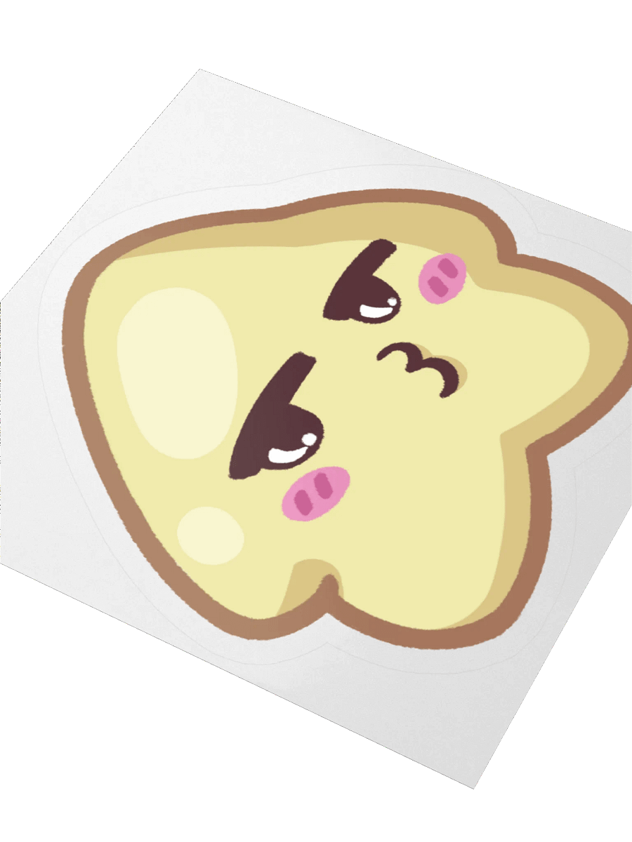 Pouting Star Sticker product image (3)