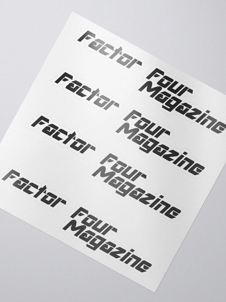 Factor Four Magazine Stickers product image (2)