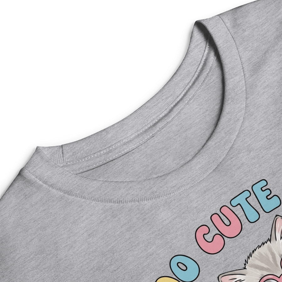 Too Cute For Detention Kitty Heart Long Sleeve Tee product image (25)