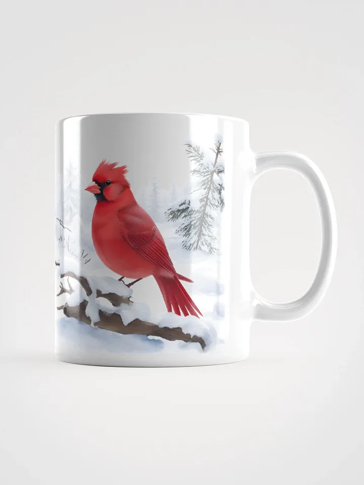 Winter Cardinal Reflections Mug product image (1)