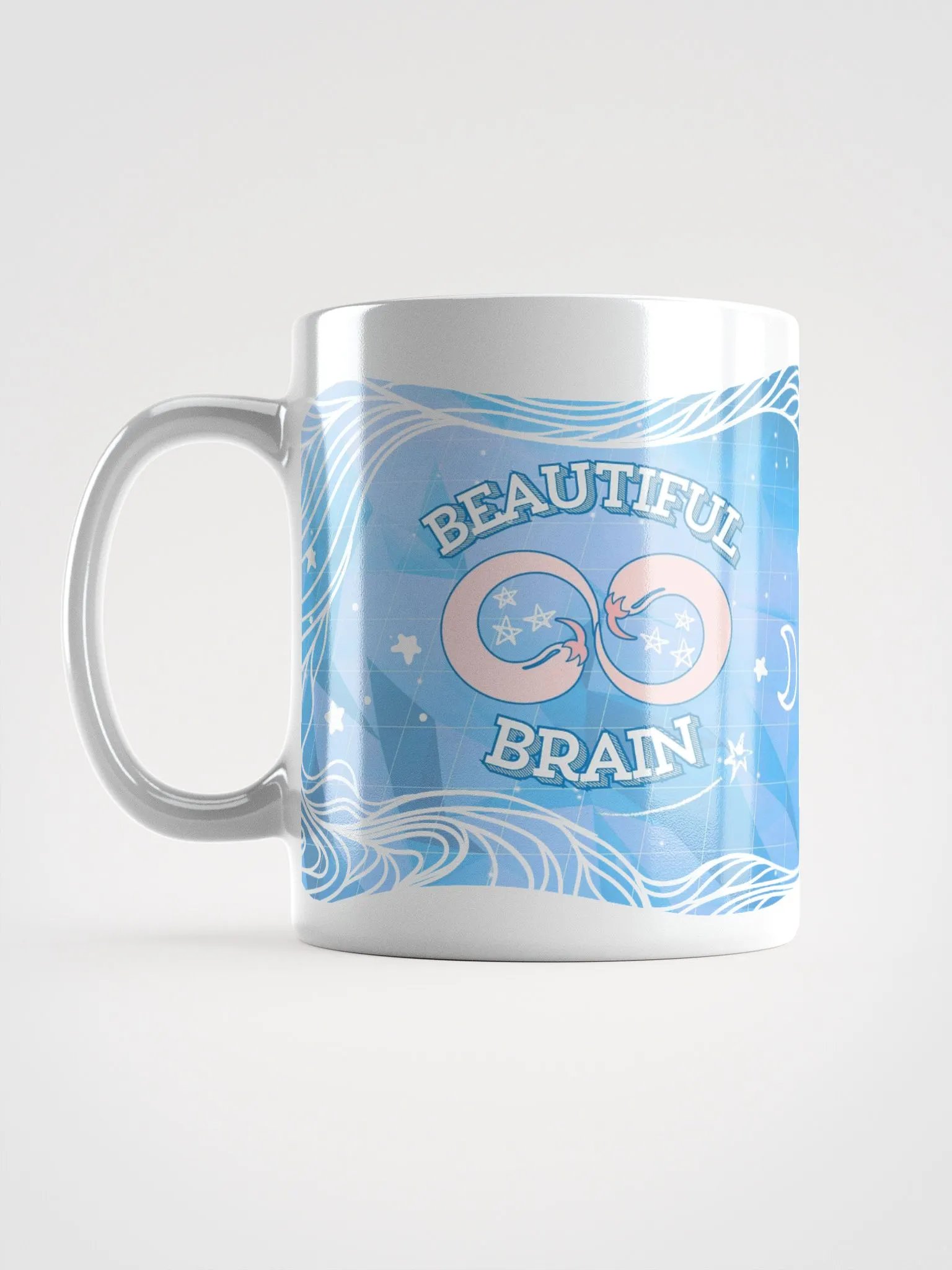 Beautiful Brain -Mug (Blue) product image (6)