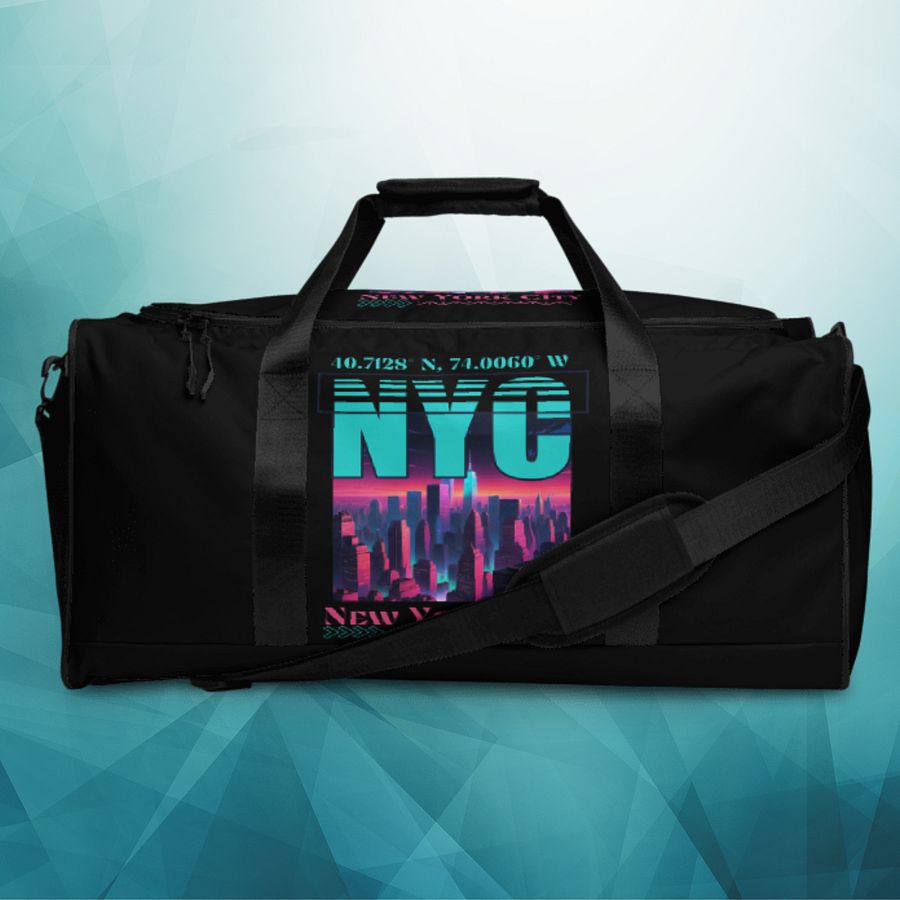 NYC New York City Graphic Duffel Bag product image (9)