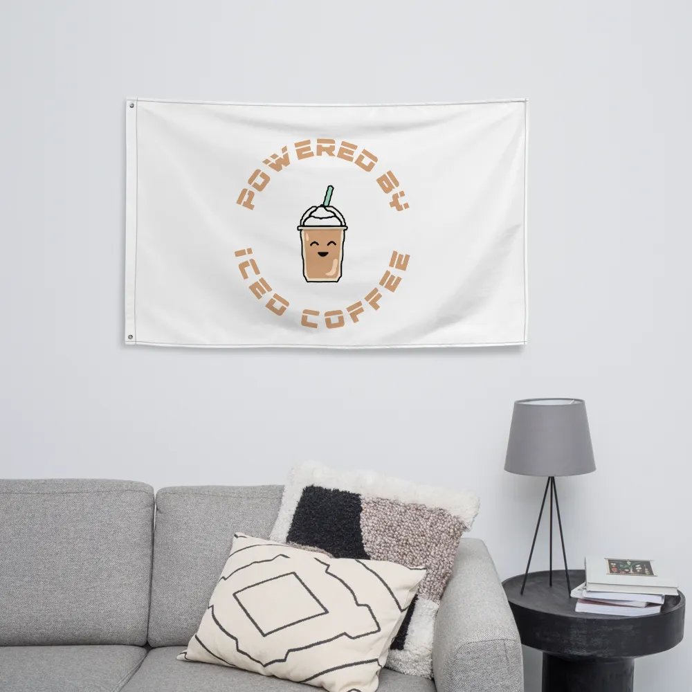 Powered By Iced Coffee Flag product image (8)
