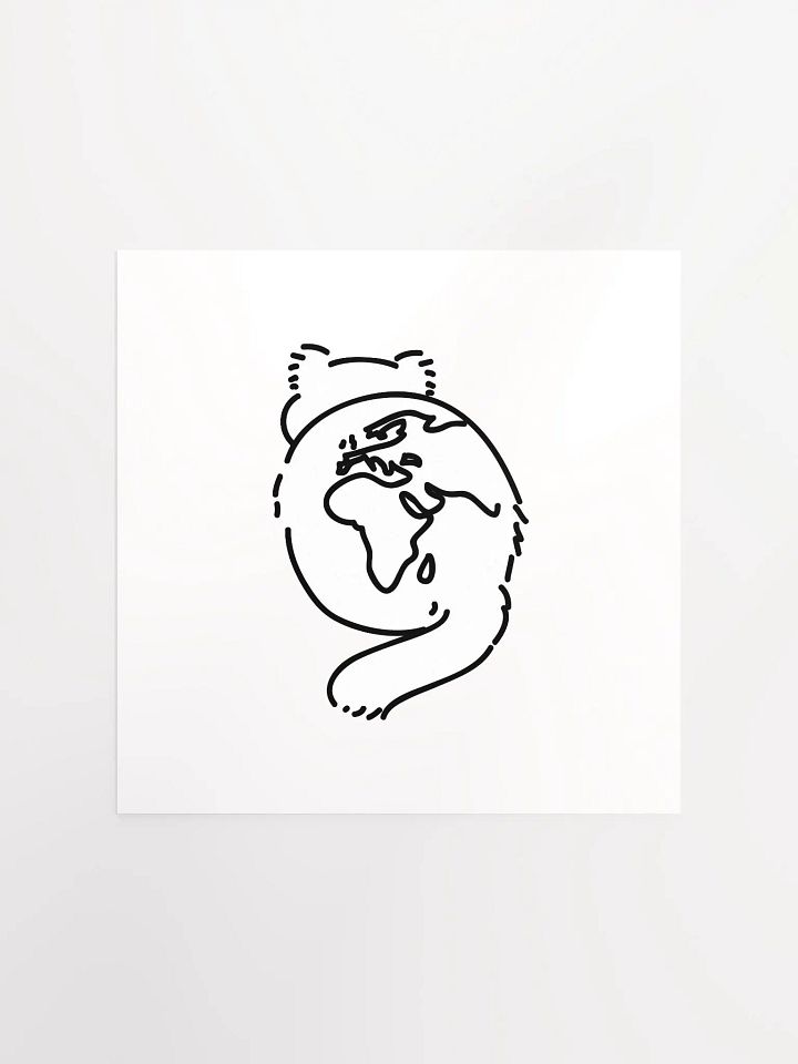 Planet Manul Africa & Europe - Matte Poster product image (1)