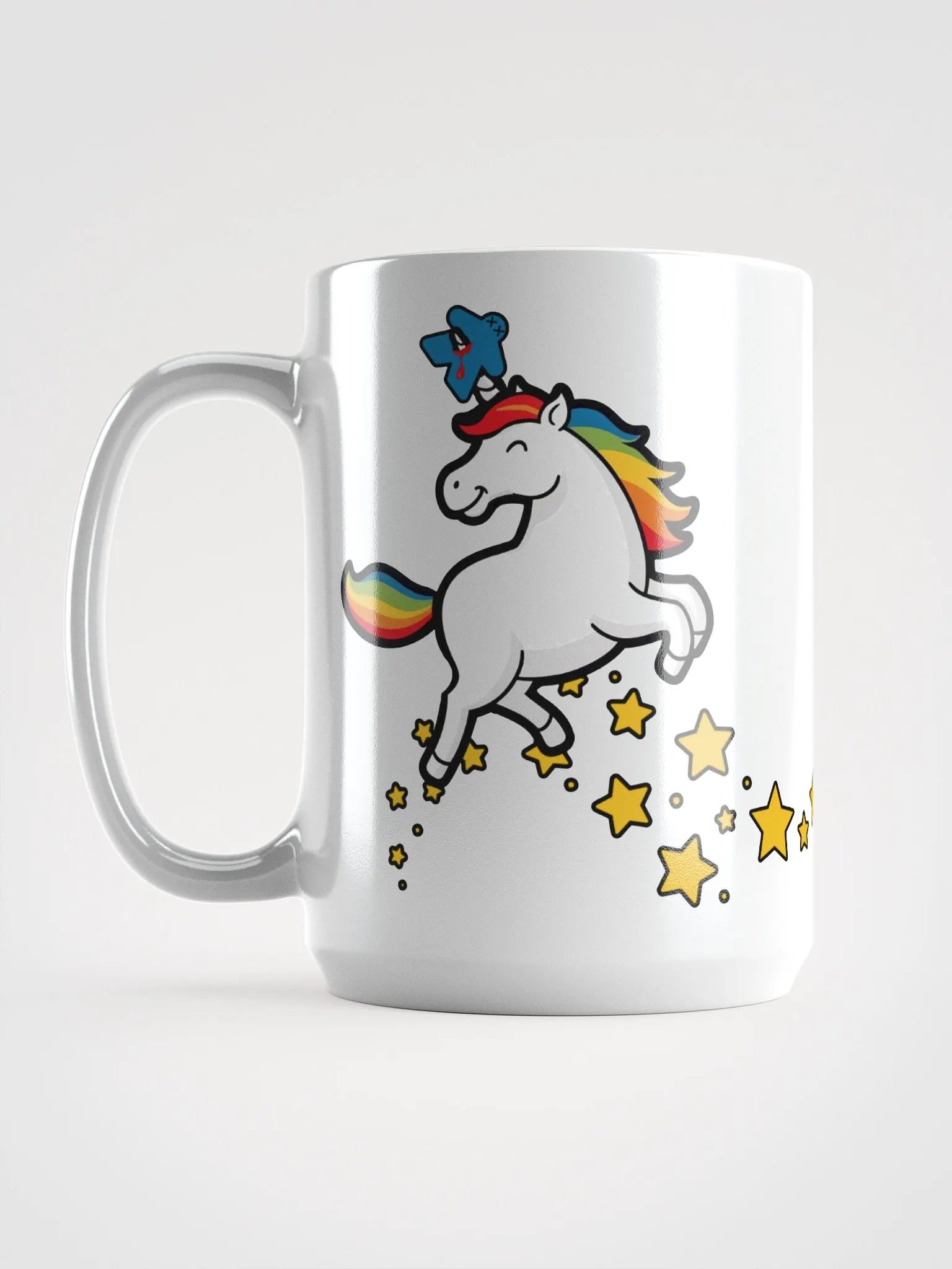 Rainbow Unicorn Traitor Mug for Board Gamers - 15 oz. product image (4)