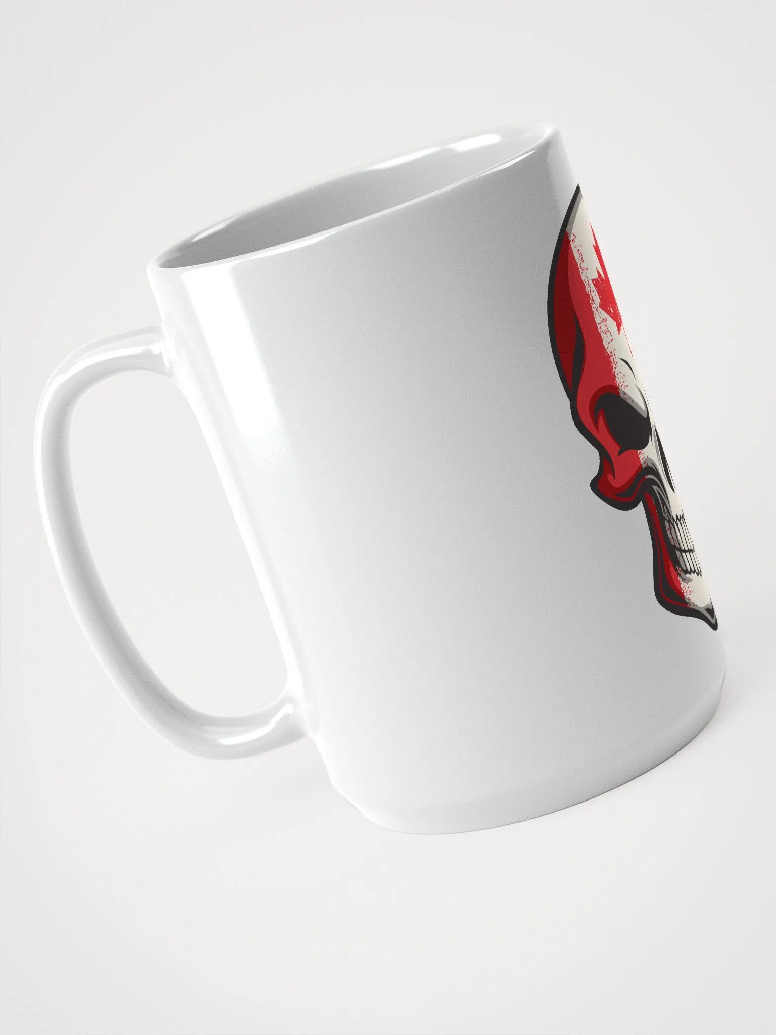 Canadian Flag Skull Mug product image (4)