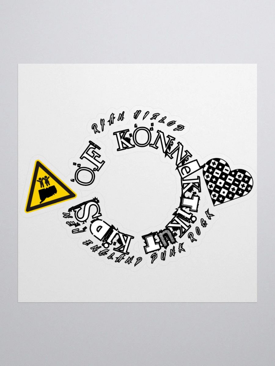 Kids Of Konnektikut CD Sticker product image (1)