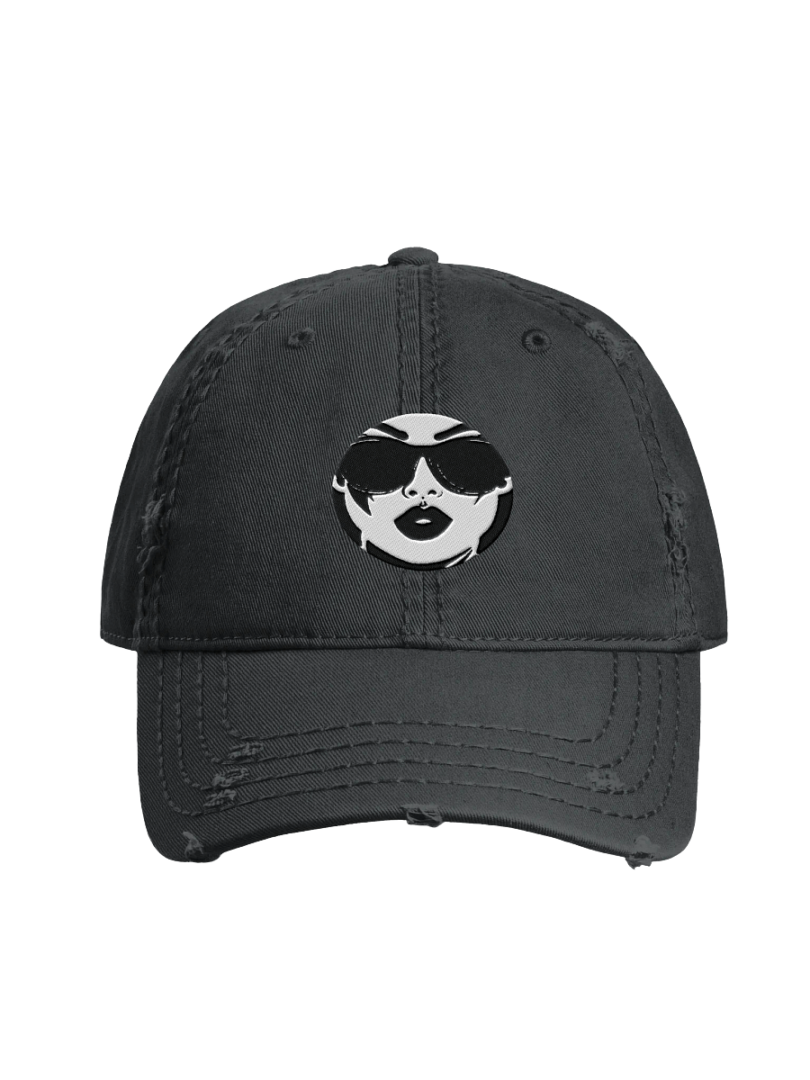 The PASP B&W OG Distressed Dad Hat product image (1)