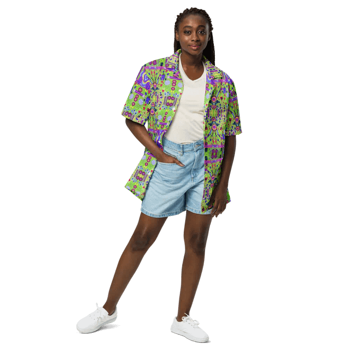 Abstract Doodle Life Unisex Hawaiian Shirt product image (2)