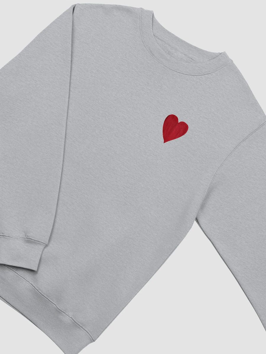 Heartfelt Red Crewneck Sweatshirt product image (7)