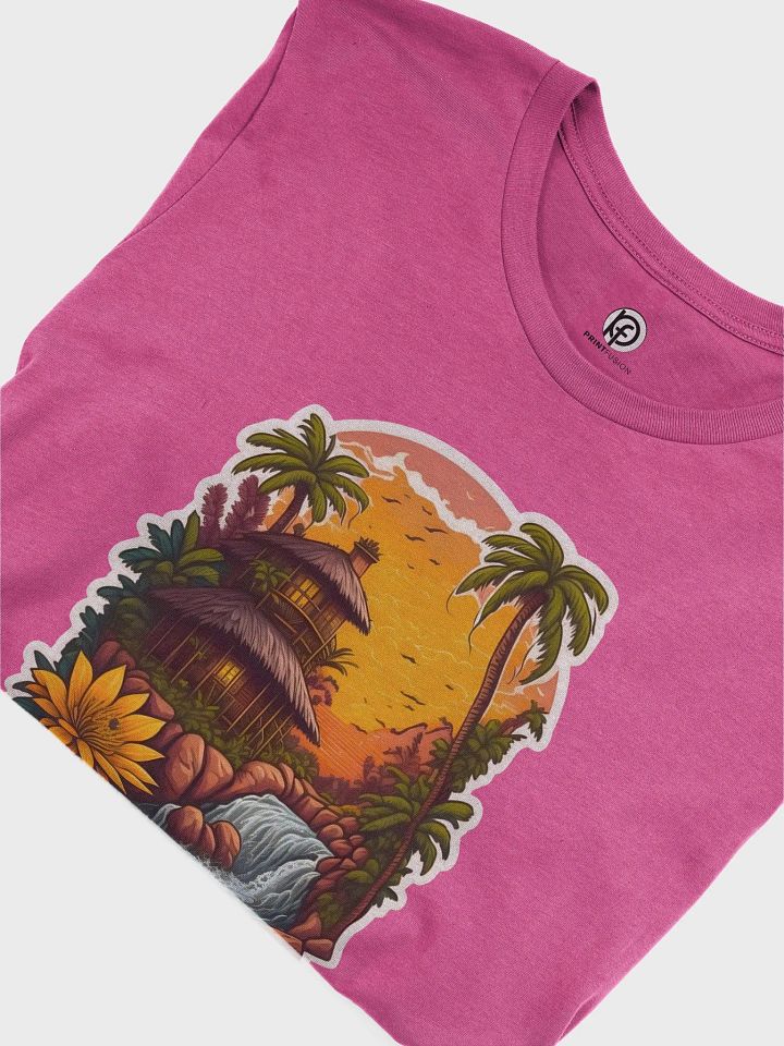 SunSet Fusion Logo Retro T-Shirt product image (1)