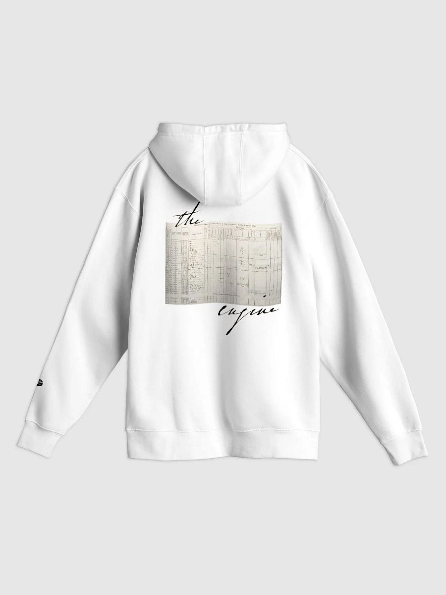 Note G White Hoodie product image (2)