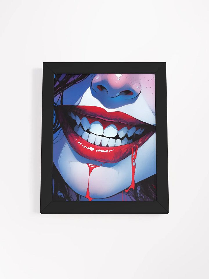Framed Sanguine Smile Poster product image (13)