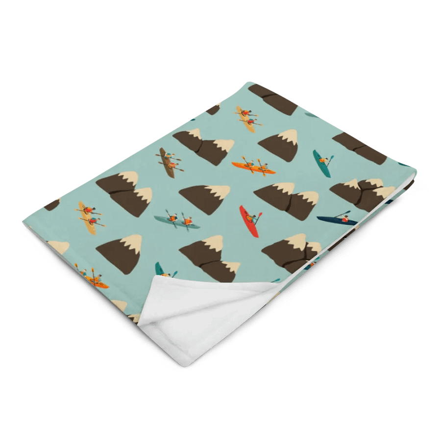 Paddling Peaks - Throw Blanket product image (5)