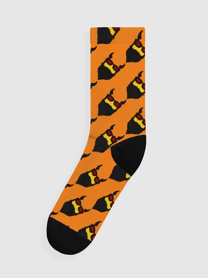 Hellfather Pattern long sock product image (1)