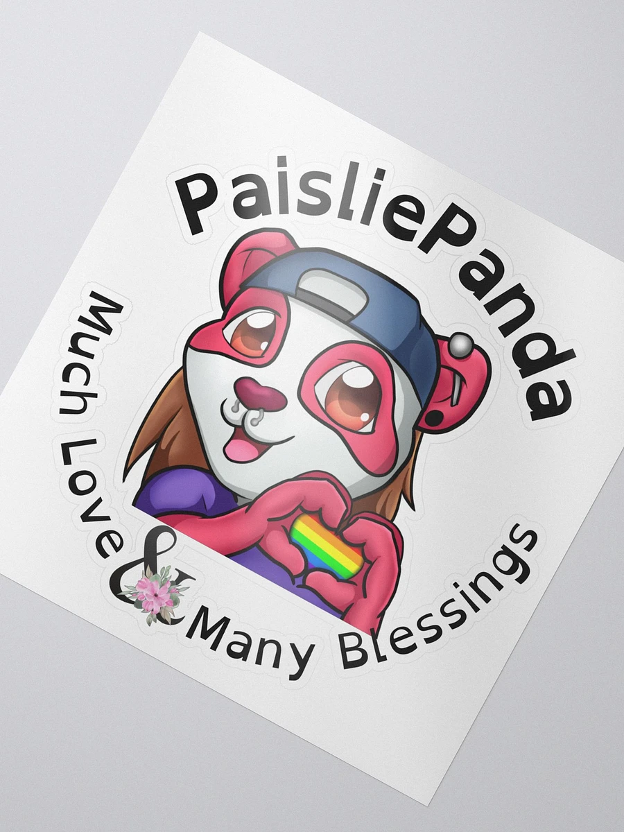 Love PaisliePanda Love and Blessings Sticker product image (2)