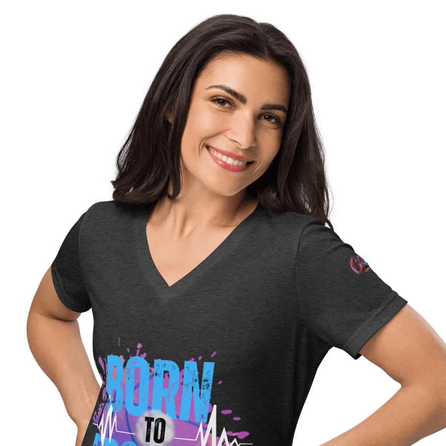 Expressive Born to Prosper Women's V-Neck Tee product image (6)
