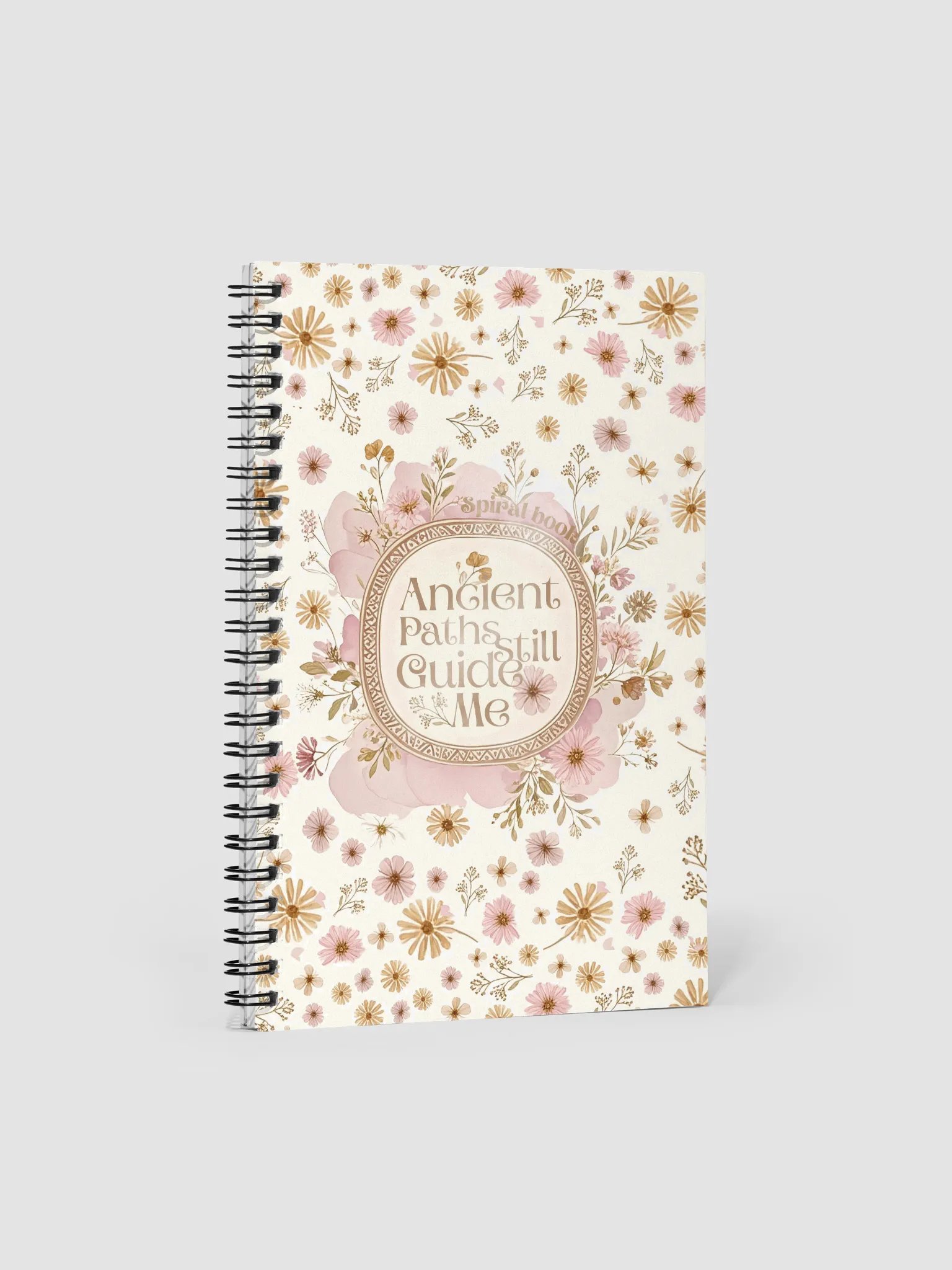 Ancient paths floral Spiral Notebook product image (3)
