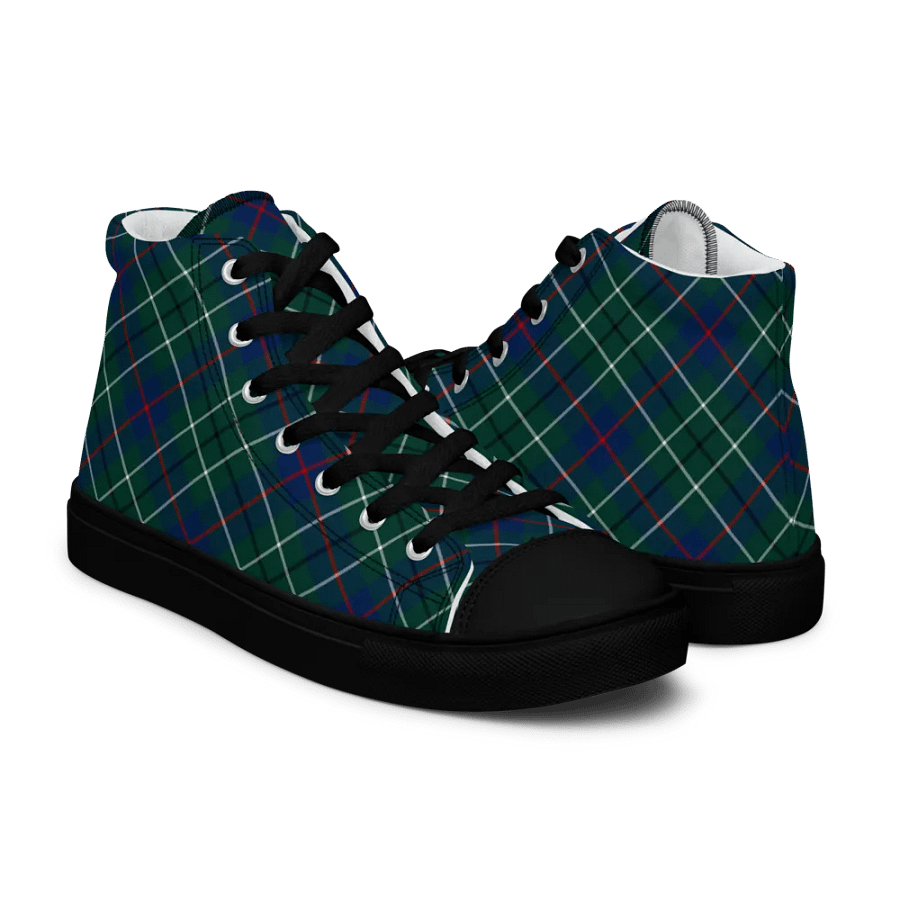 Duncan Tartan Men's High Top Shoes product image (7)