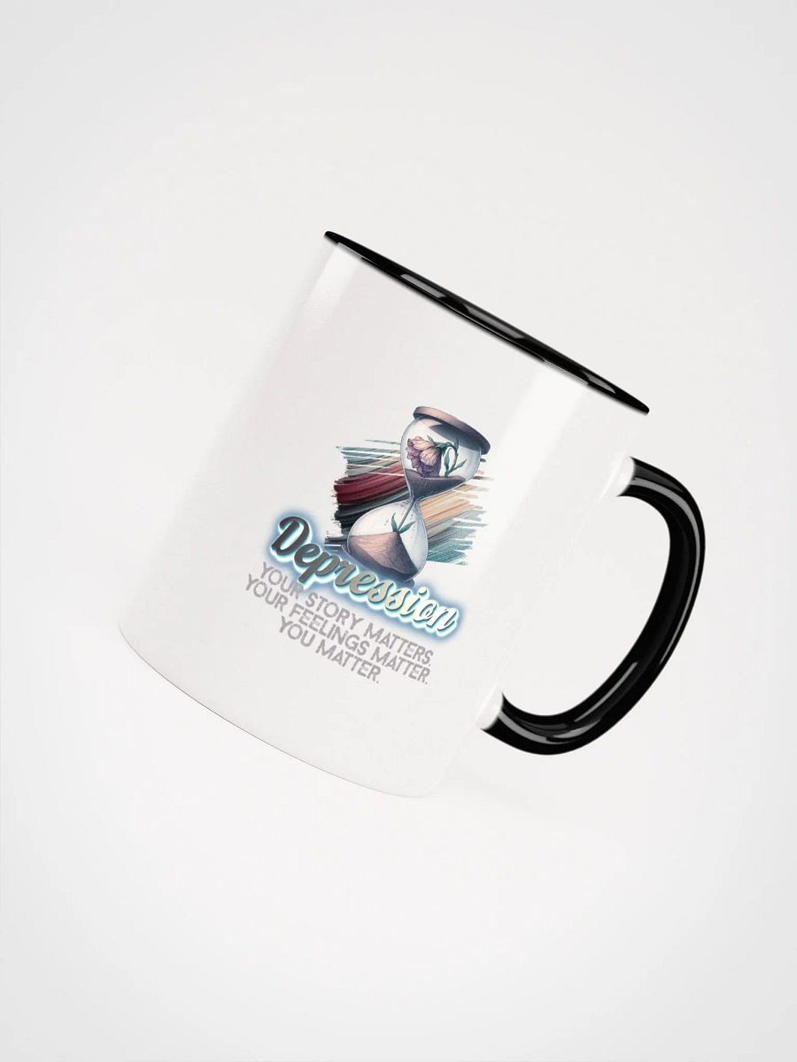Depression Ceramic Mug with Color Inside product image (50)