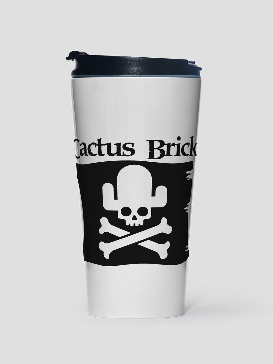Cactus Brick (Travel Mug) - Pirate Flag product image (2)
