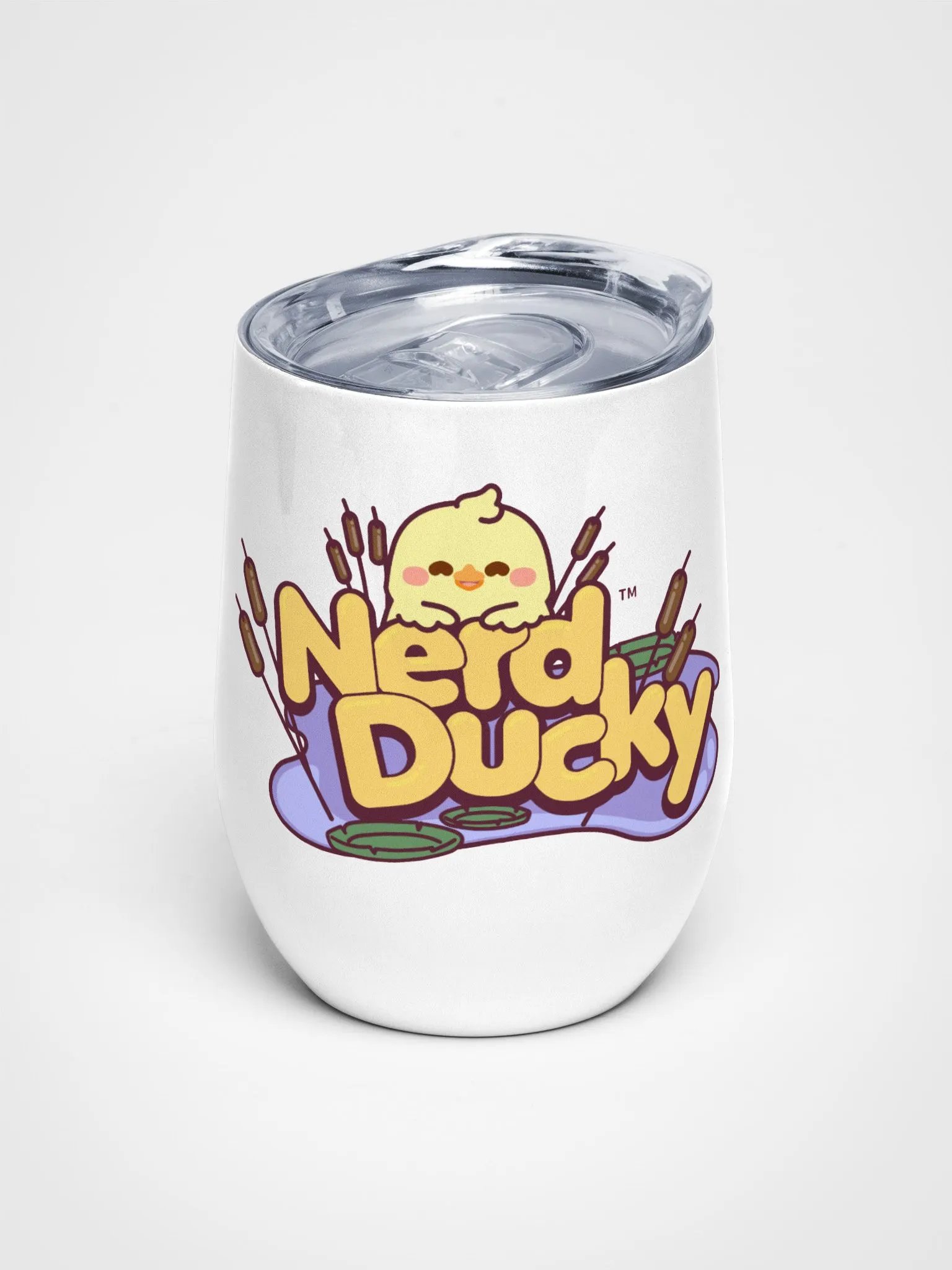 Nerd Ducky Wine Tumbler product image (1)