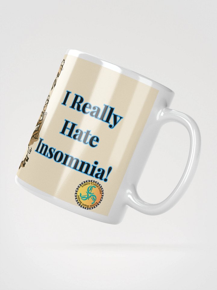 I Really Hate Insomnia (Both) Glossy White Mug product image (5)