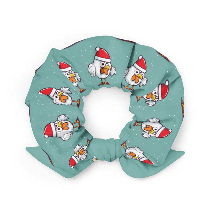 Festive Chickens All-Over Print Scrunchie product image (2)