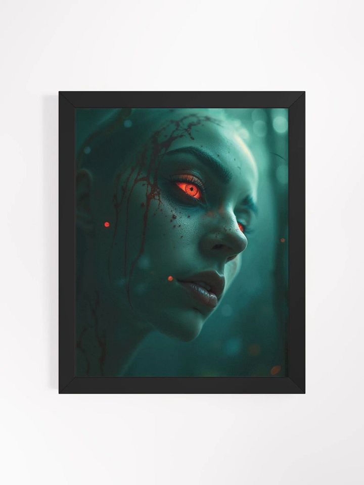 Crimson Gaze Framed Print product image (3)