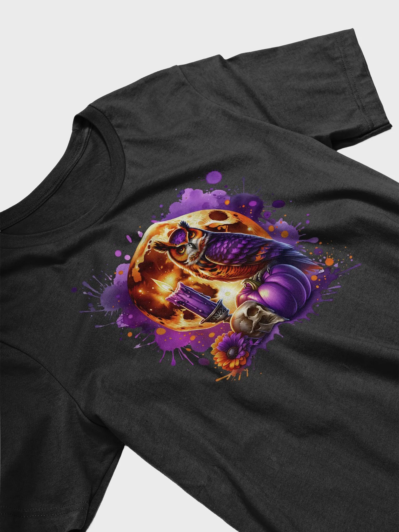 Mystical Halloween Owl T-Shirt product image (4)