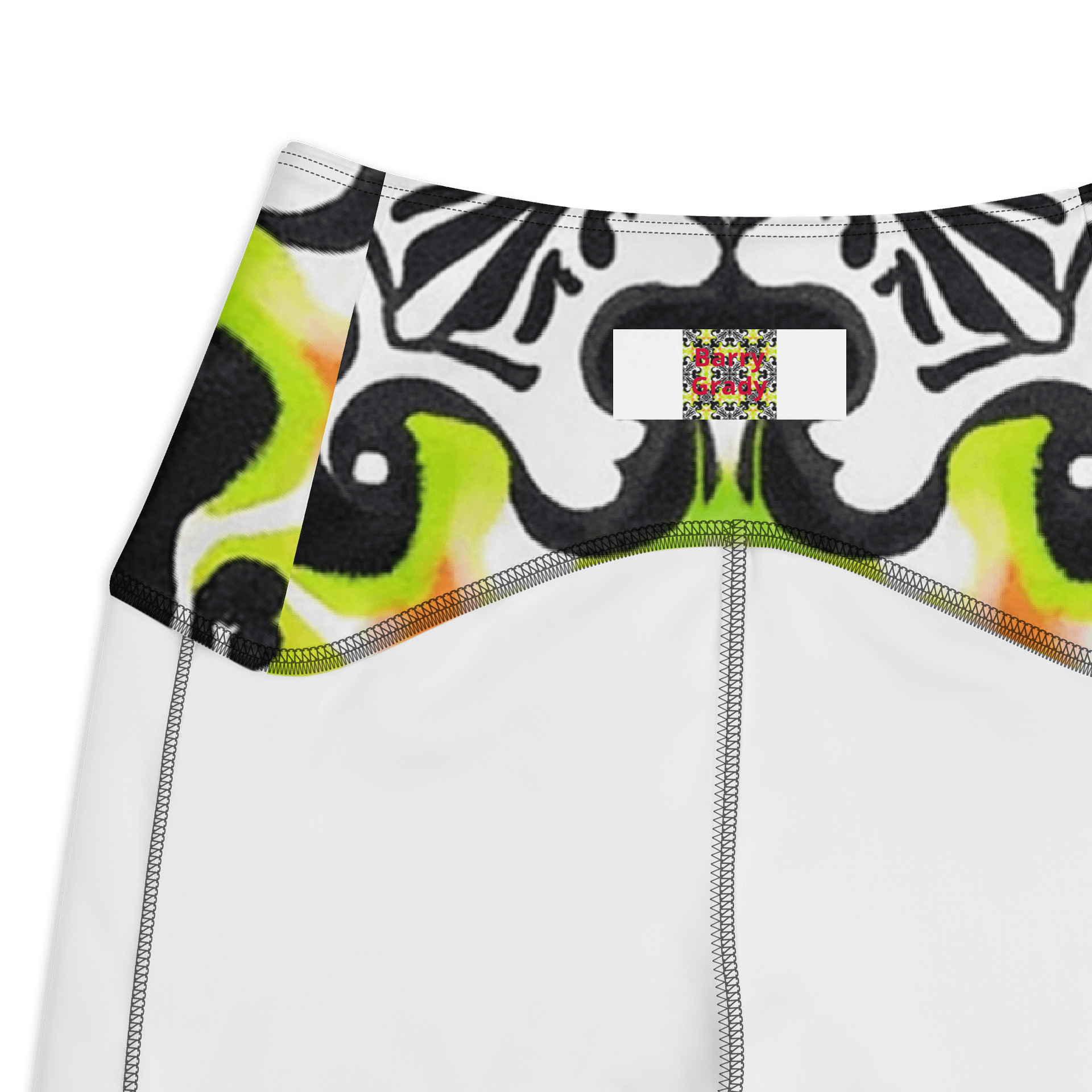 Barry Grady 'Dreamy Blossom' Crossover Leggings with Pockets product image (3)