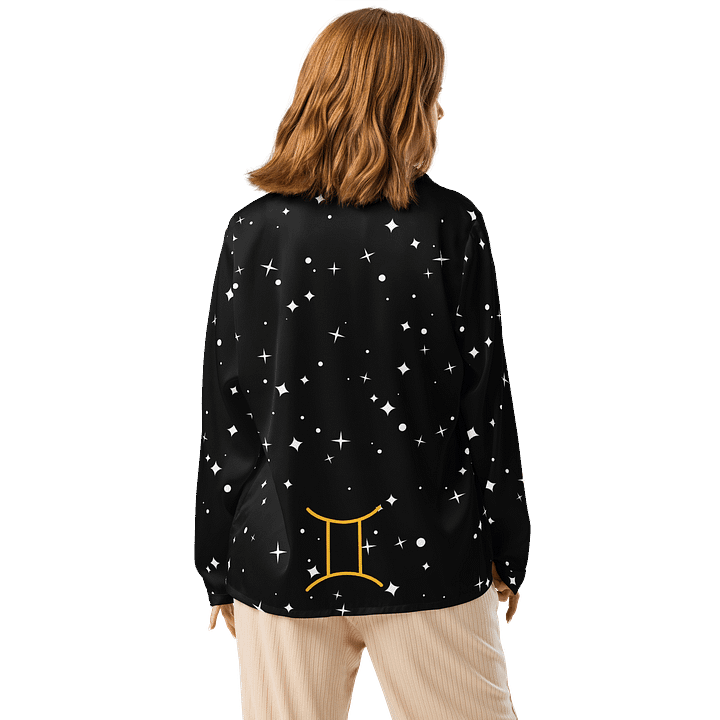 Starry Night Gemini Pajama Top product image (3)