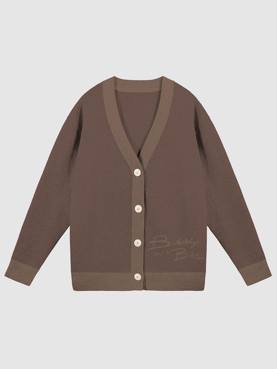 Bubbly and a B*tch (sm. duotone brown) knitwear cardigan product image (1)