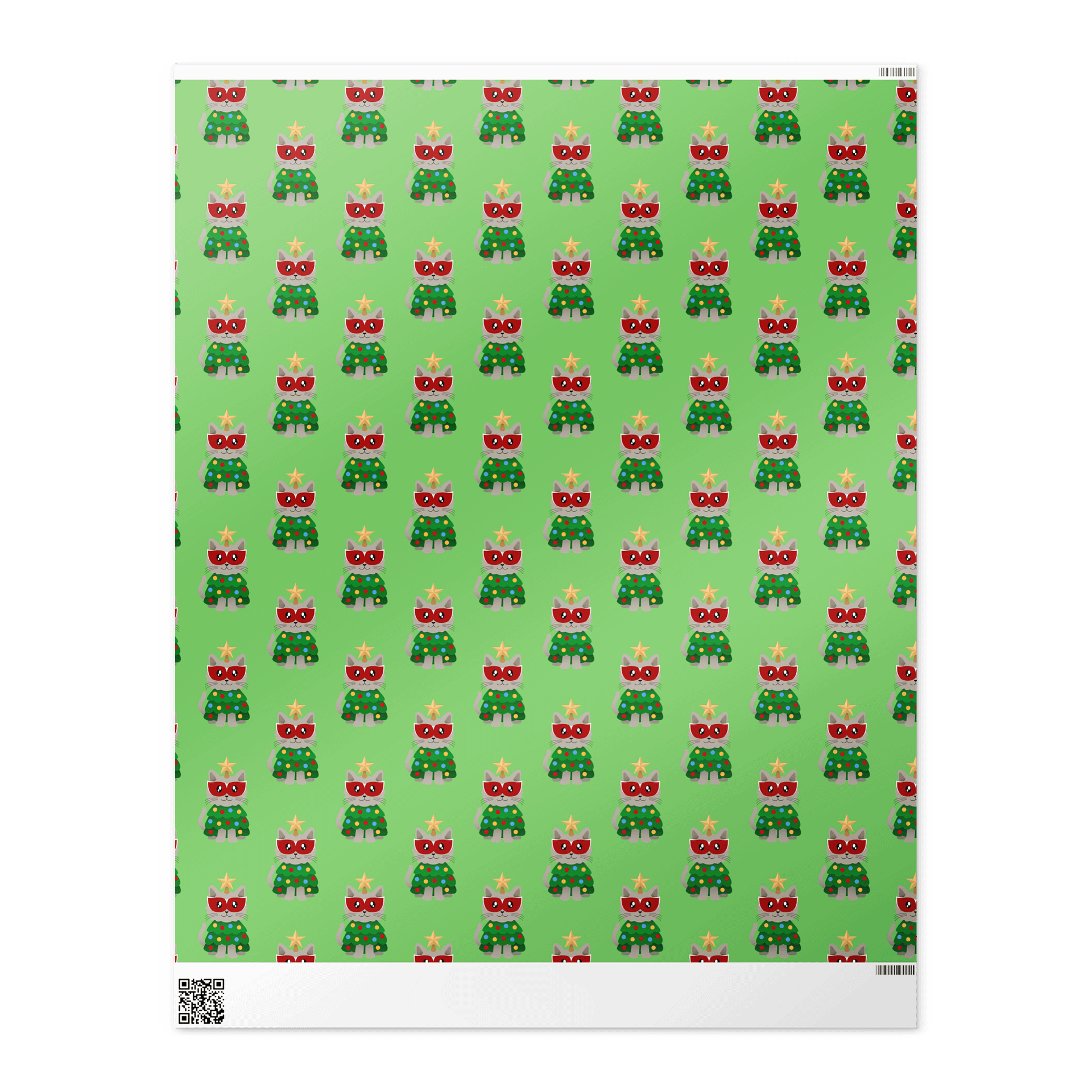 Festive Feline Holiday Wrapping Paper product image (2)