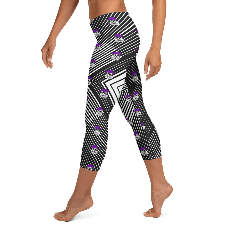 Enigma Nation All-Over Print Capri Leggings product image (4)