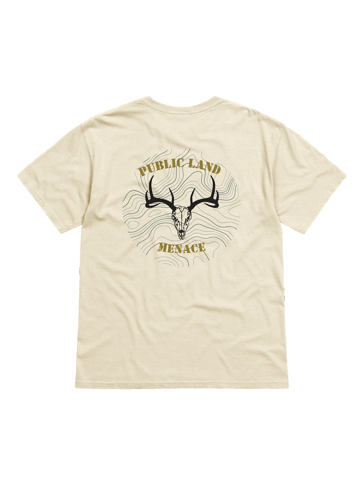 Public Land Menace Skull Antlers Hunting Shirt product image (71)